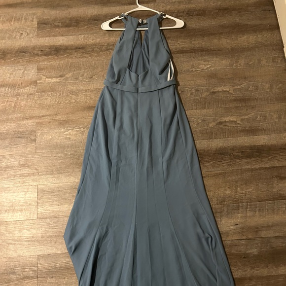 David’s Bridal Halter Bridesmaid Dress - Picture 3 of 8